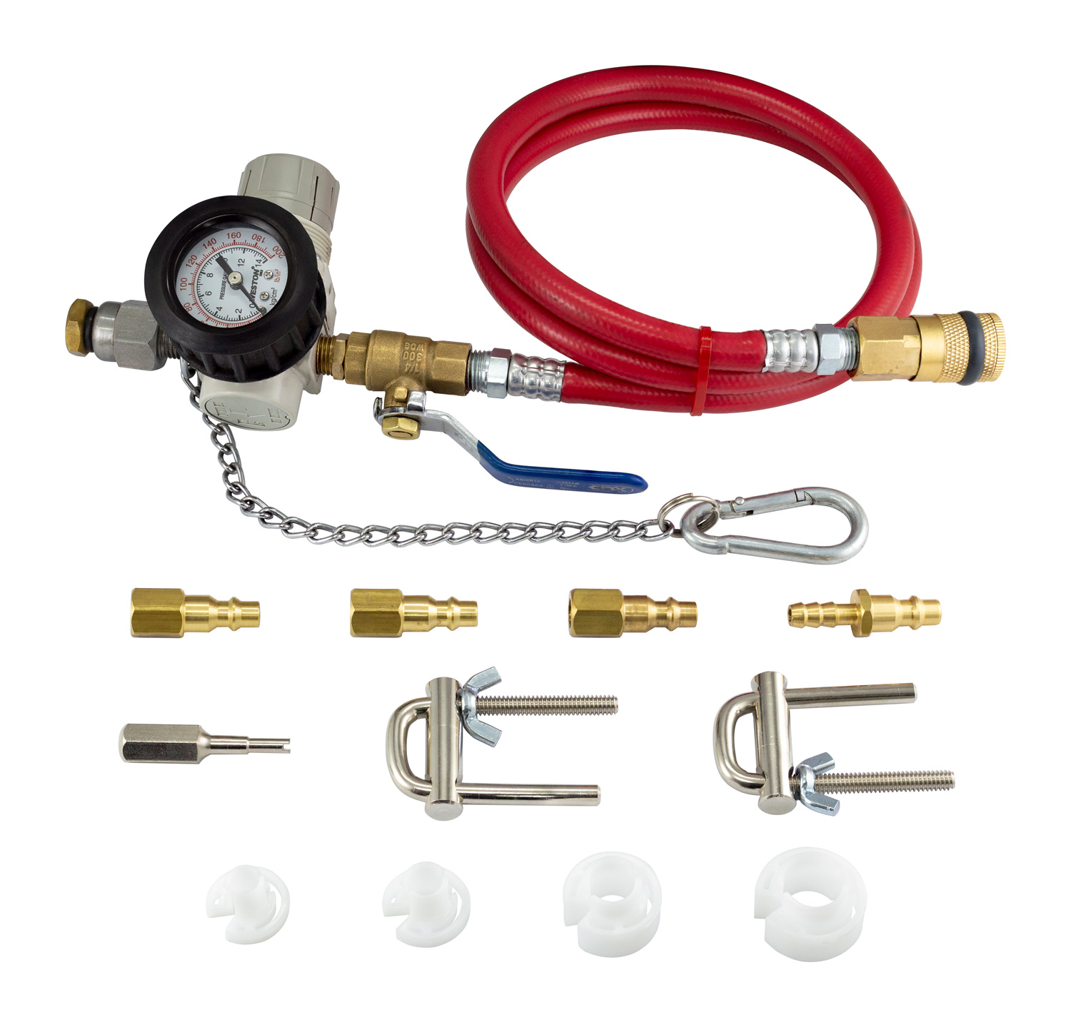 Presurizado 2 en 1 para limpieza de inyectores Boya automotriz PC-01.