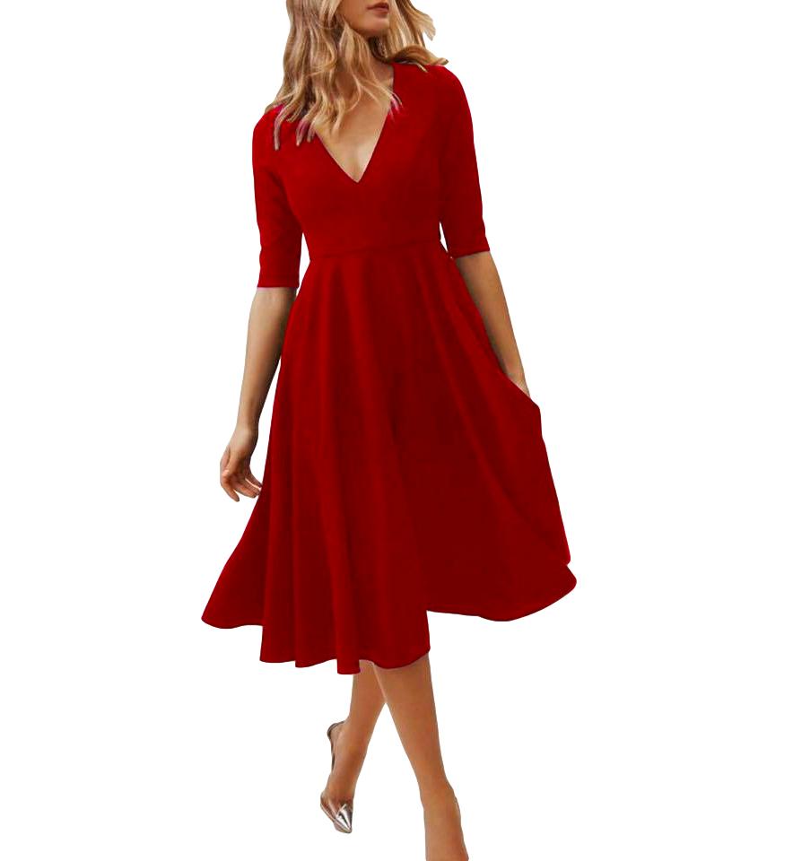 Vestido Vitka Moda Dama Mujer Casual Elegante Samy 