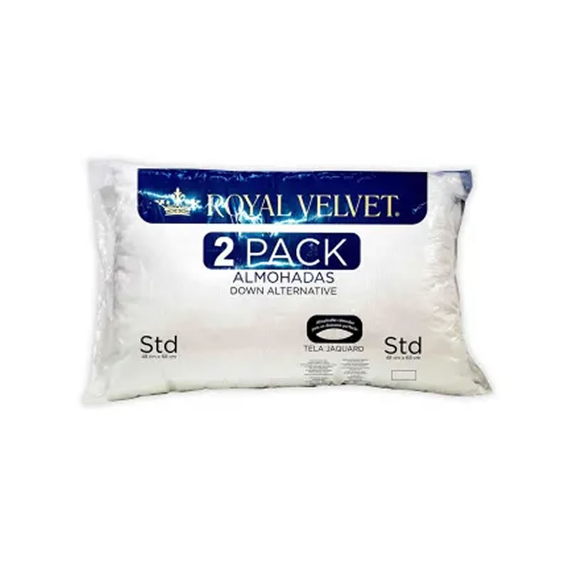 Almohadas De Poliester Con 2 Pz Royal Velvet BOD-PW3 SMS