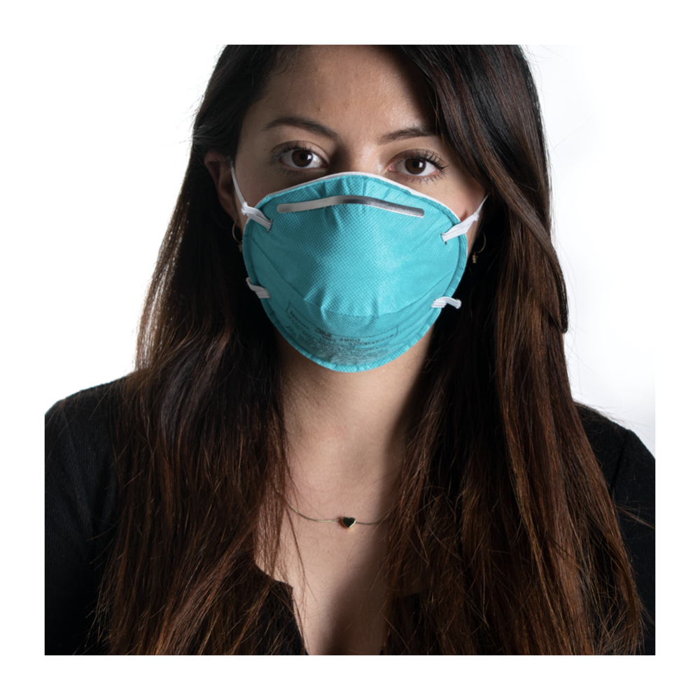Caja de 20 Cubrebocas 3M Unisex Azul N95 1860