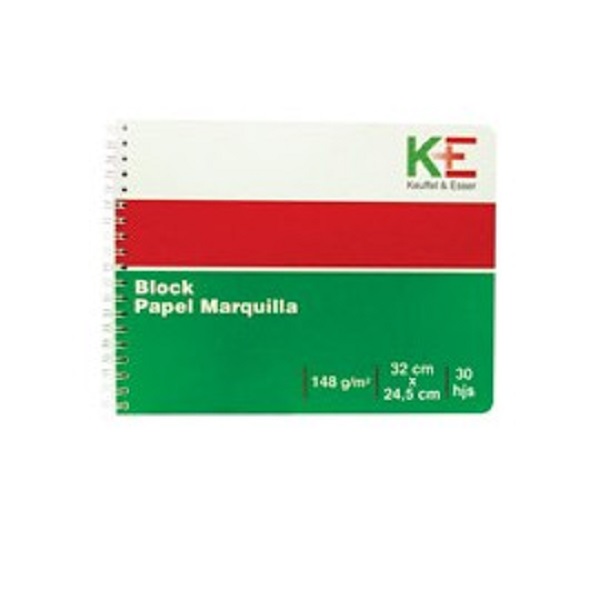  Block Papel Marquilla Keuffel & Esser 148g, 30hjs, 32x24.5cm