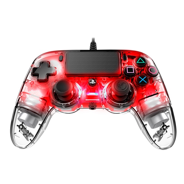 Nacon Mando PC/PS4 Classic Control transparente play station alambrico