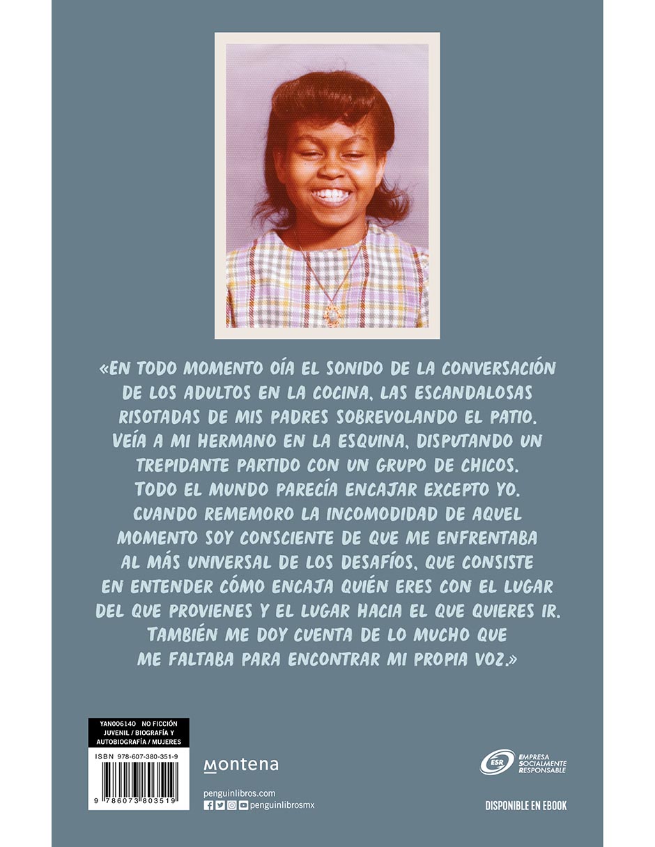 Becoming. Mi historia adaptada para jovenes lectores