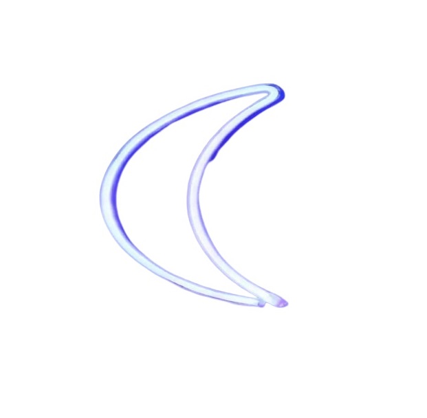 Lampara Led Neon Decorativa Corazon Luna Love Batería/ Usb