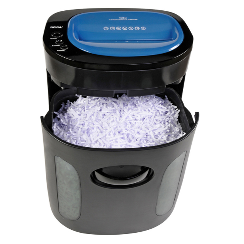 Trituradora Papel Con Corte Cruzado Royal