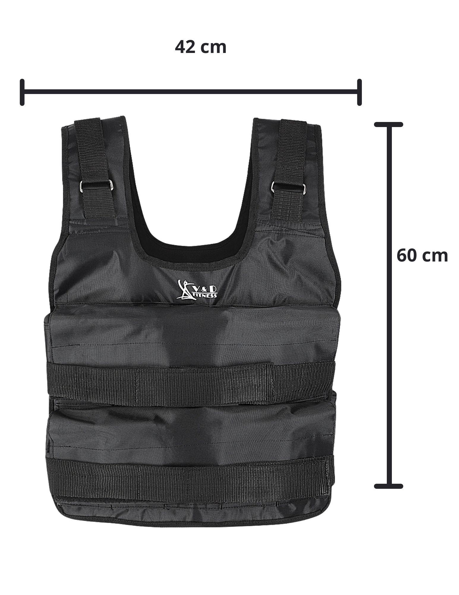 Tomahawk Chaleco Con Peso Ajustable Lastrado 20 kg V&D Fitness