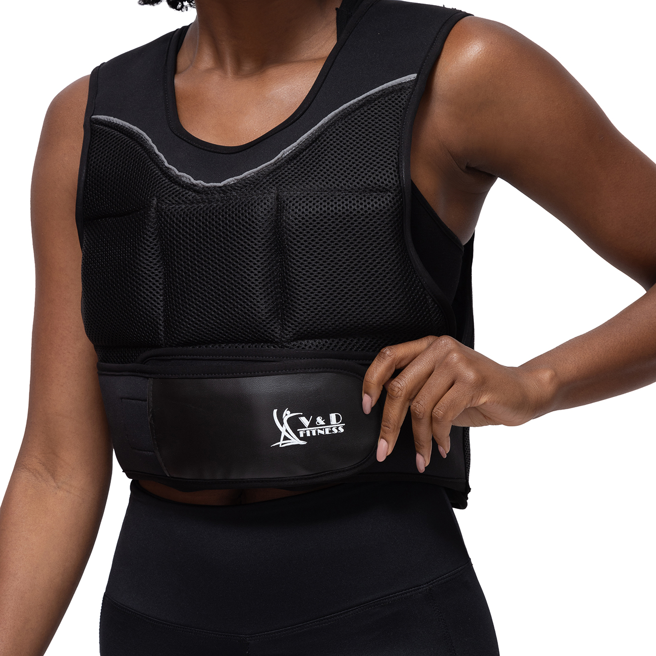 Iron Chaleco con Peso Ajustable Lastrado 12 kg V&D Fitness