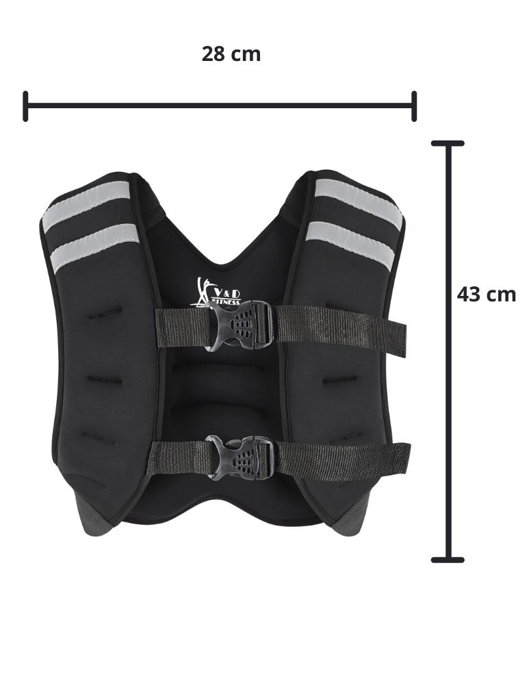Chaleco con Peso Lastrado Premium 12 kg
