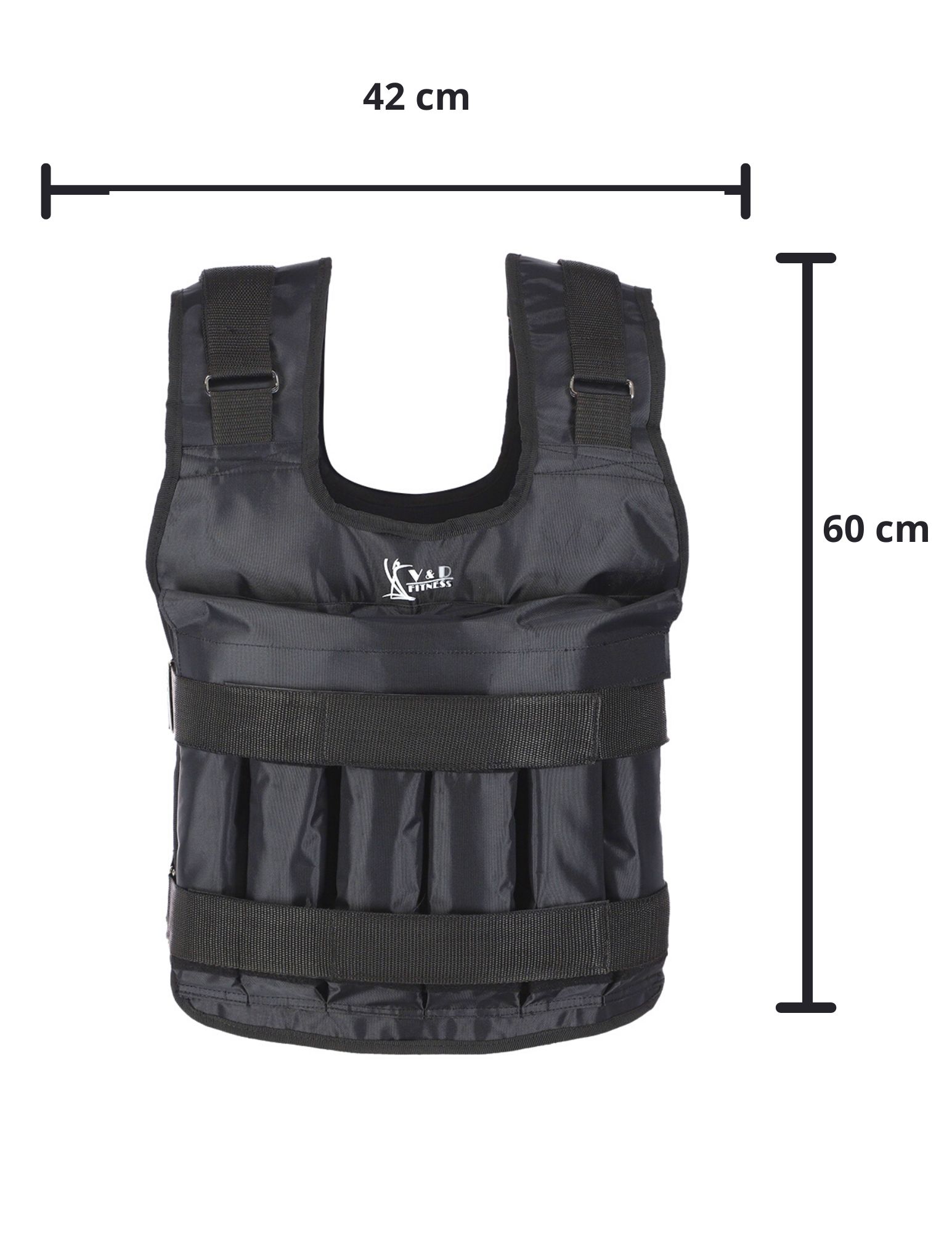 Strip Chaleco Con Peso Lastrado Ajustable 10 kg