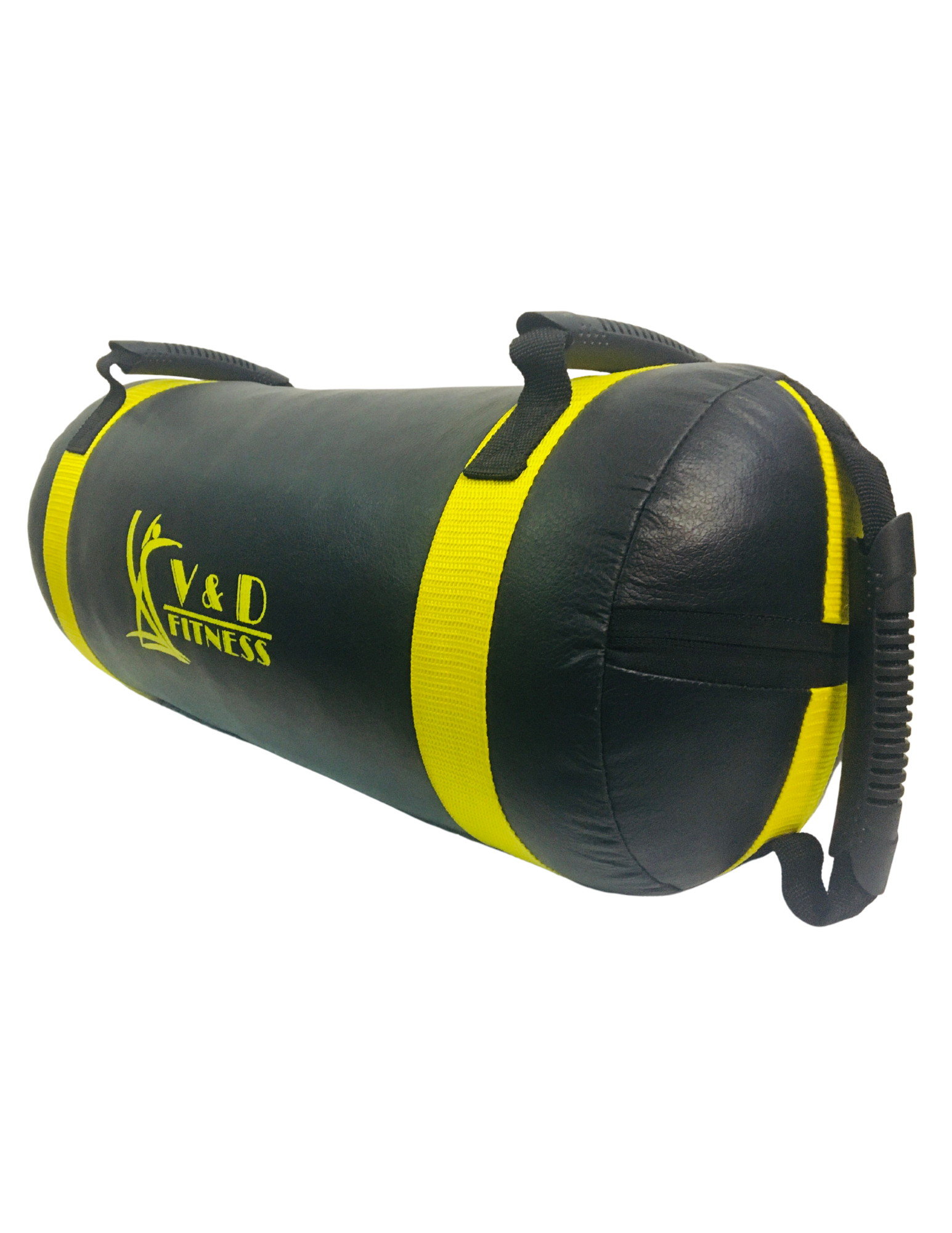 Sandbag costal con Peso Negro c/amarillo 15kg/33 Lbs V&D Fitness