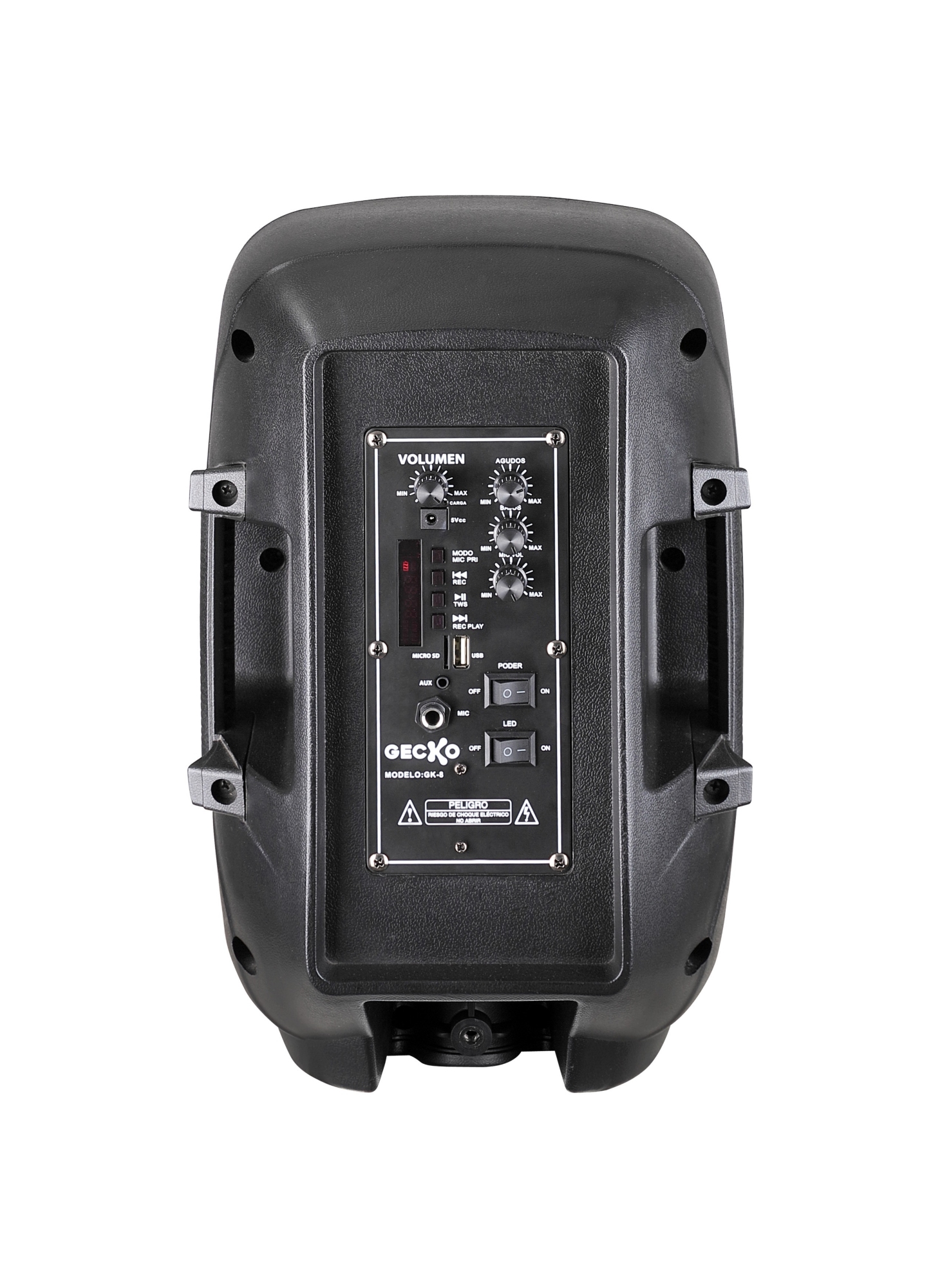 Bocina 8 Amplificada 5000 Watts Portátil Con Tws Bluetooth