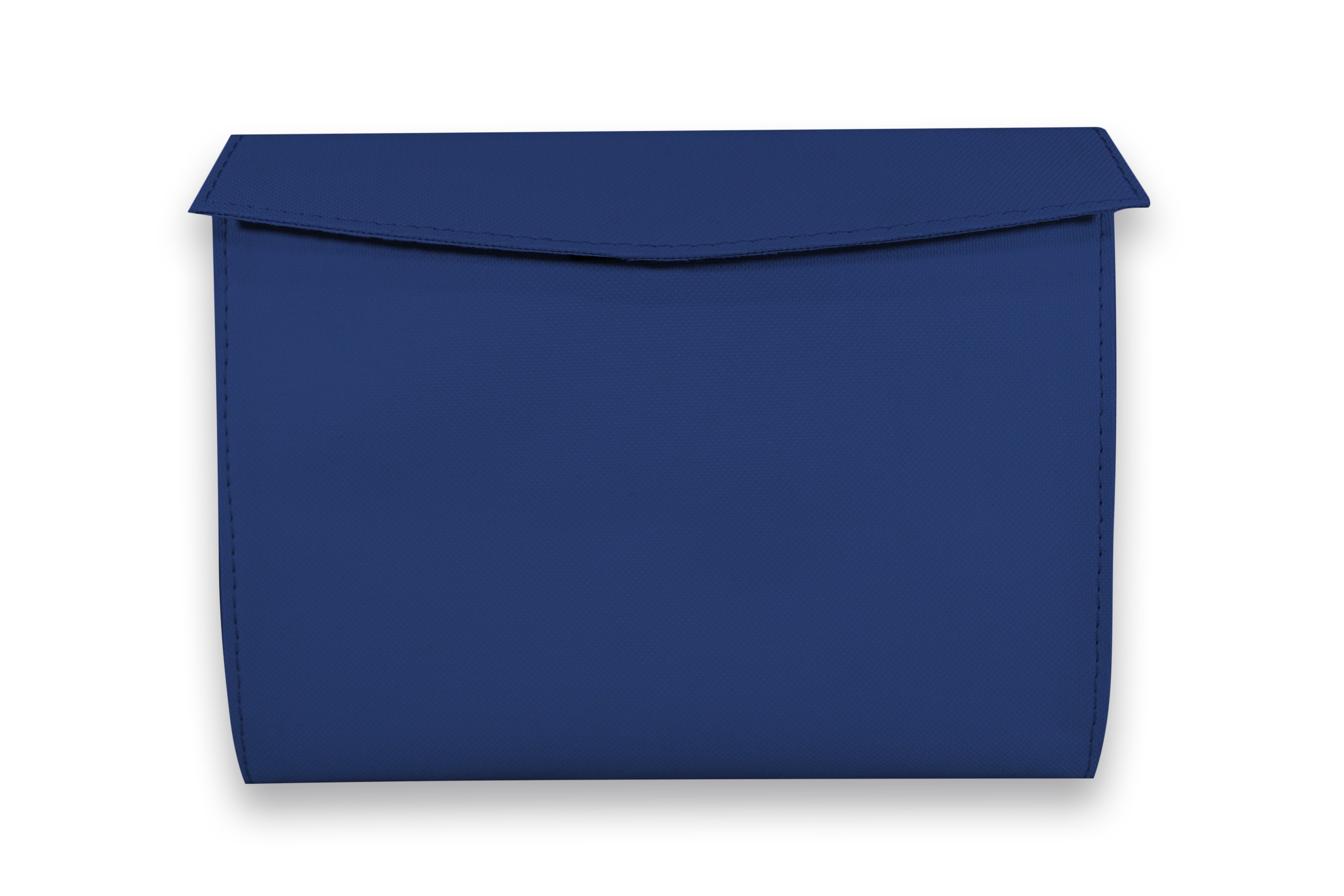 Estuche Porta documentos Tela con Velcro WOTEC Azul Marino