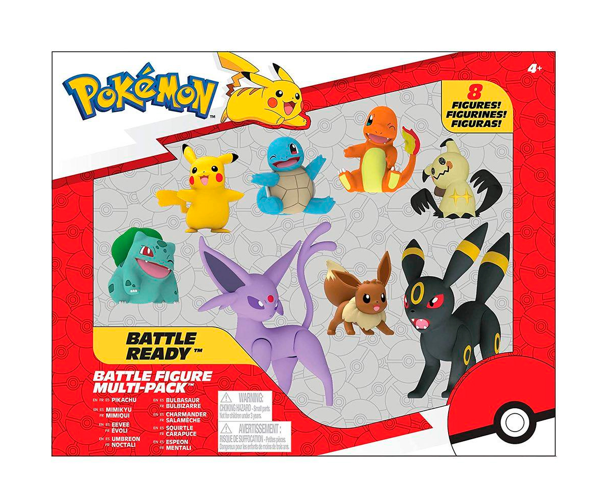Pokemón Battle Figure Multi Pack 8pz 
