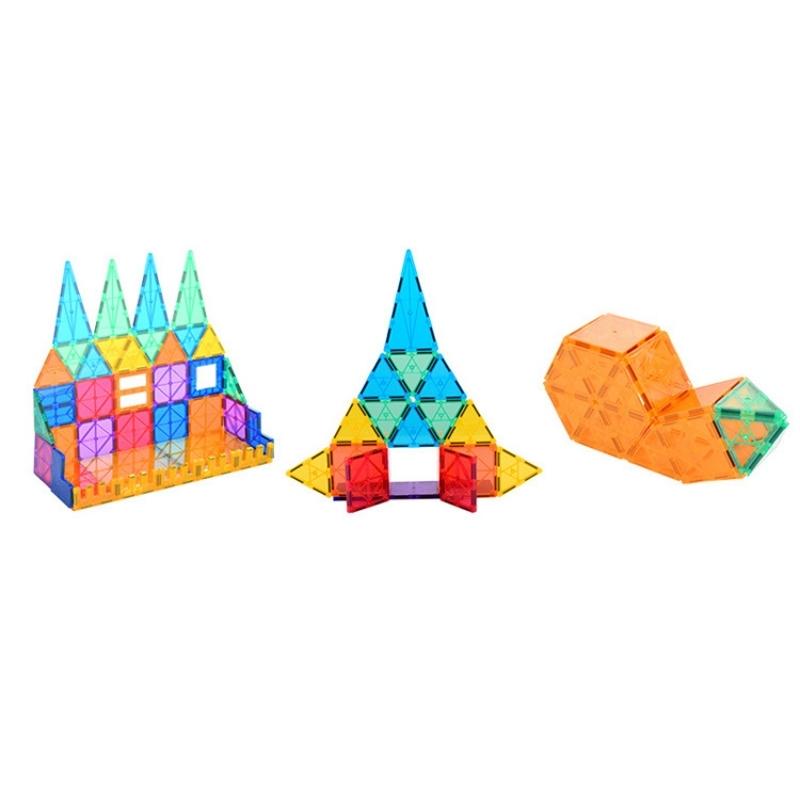 100 pz Bloques Magnéticos De Construcción Con Imán Juguetes