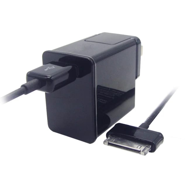 Cargador De Tableta Negro Compatible Con Samsung Galaxy 10.1 Tab 2