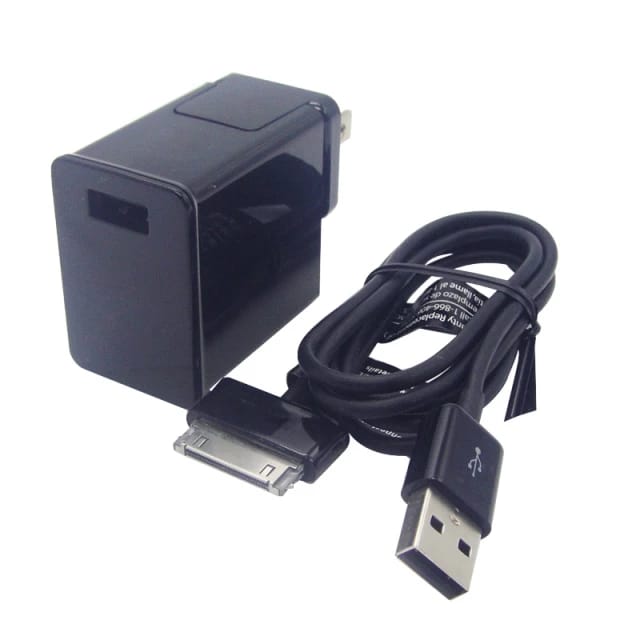 Cargador De Tableta Negro Compatible Con Samsung Galaxy 10.1 Tab 2