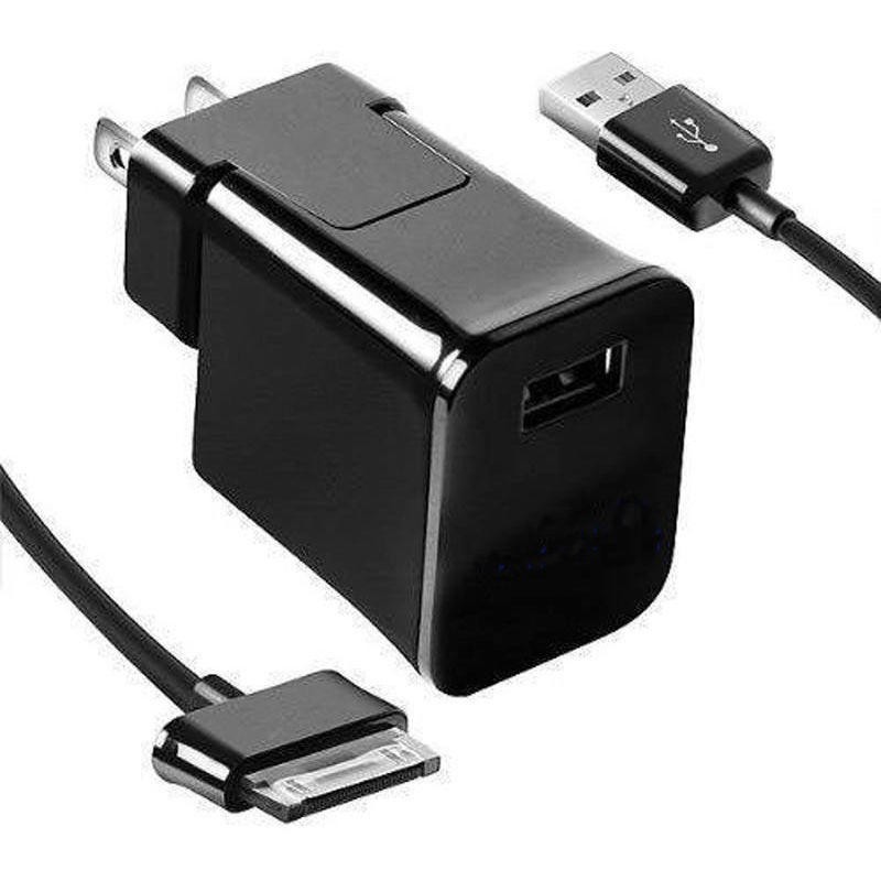 Cargador De Tableta Negro Compatible Con Samsung Galaxy 10.1 Tab 2