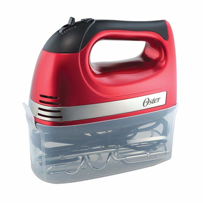 Batidora De Mano Oster 5 Velocidades Roja 300w Con Estuche FPSTH260R-013