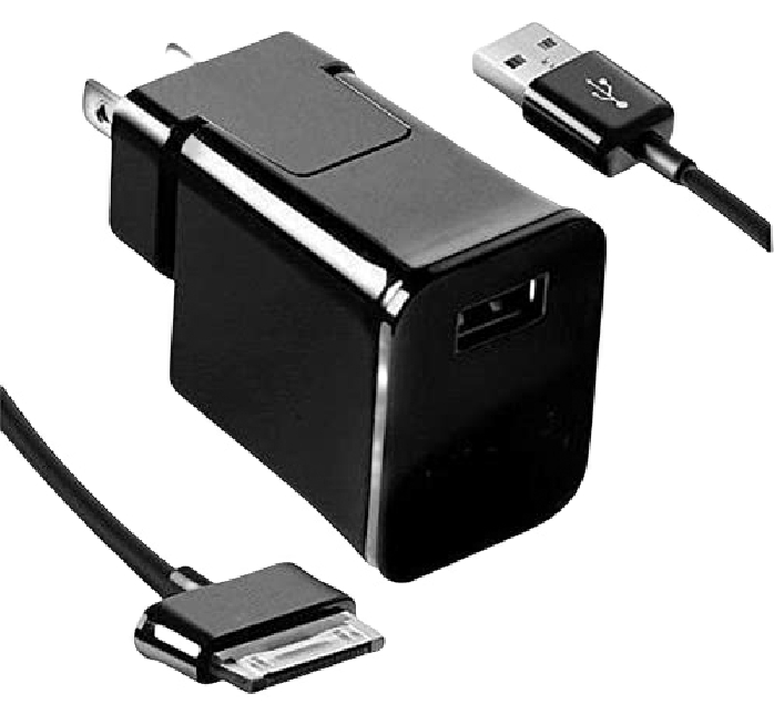 Cargador De Tableta Negro Compatible Con Samsung Galaxy 10.1 Tab 2