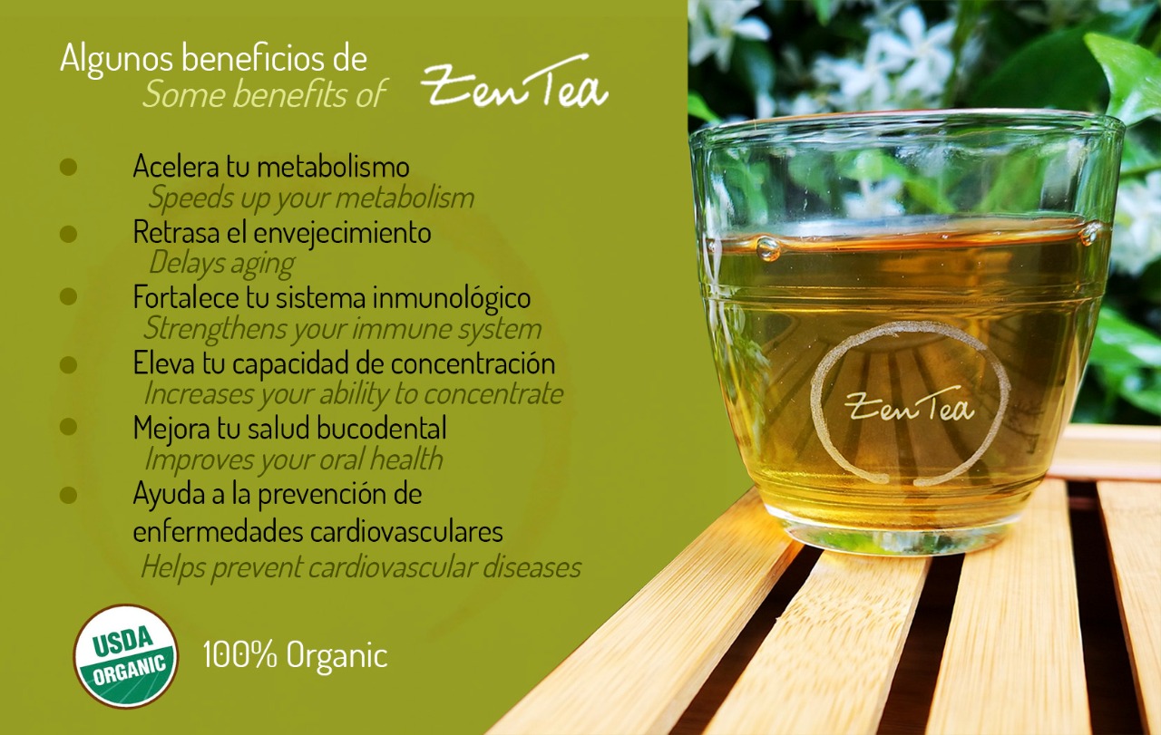 Te Verde Organico De Alta Montaña Zen Tea Con 135 Sobres