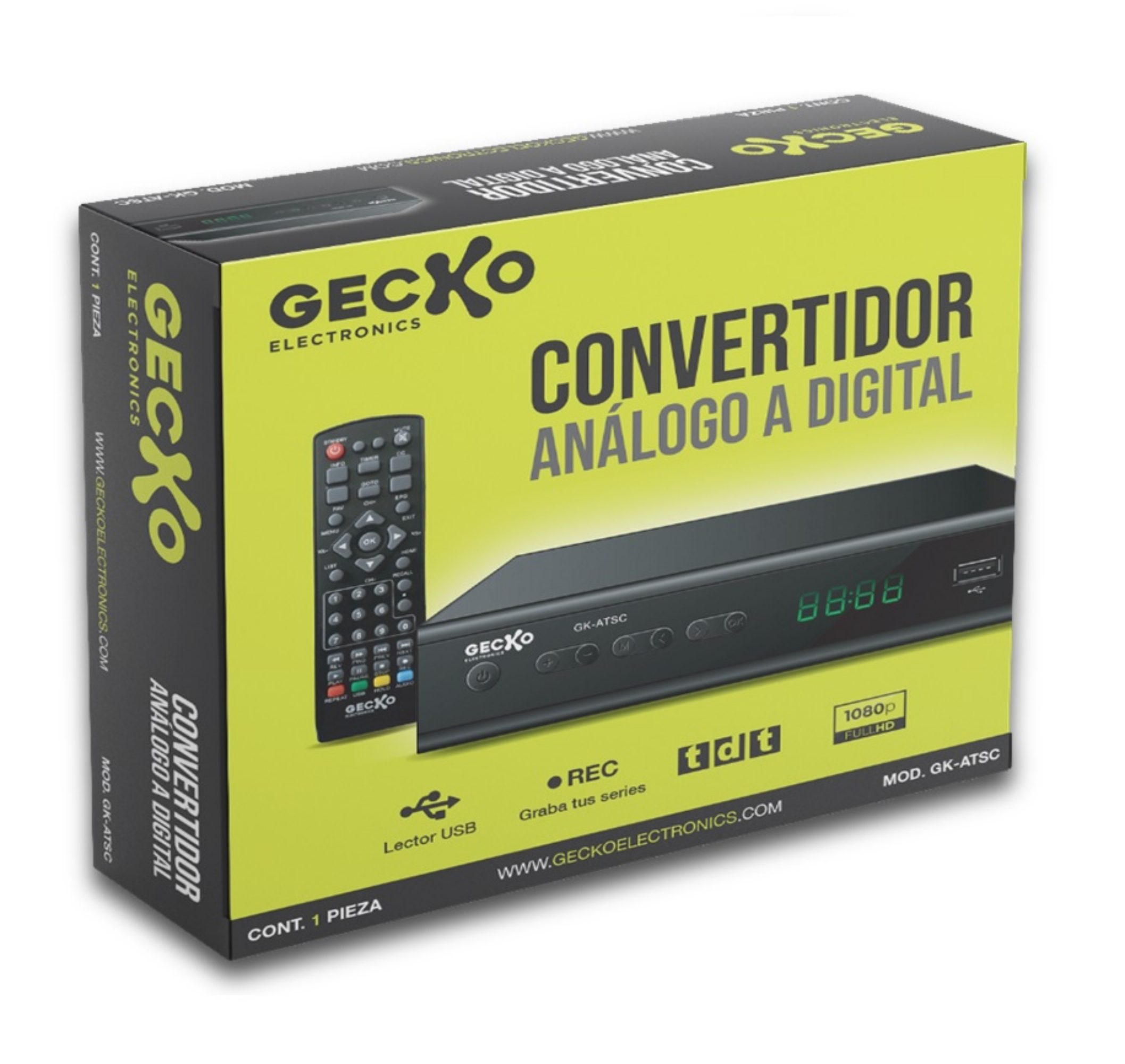 Convertidor Señal Análoga A Digital Tv Hdmi 1080p Full Hd