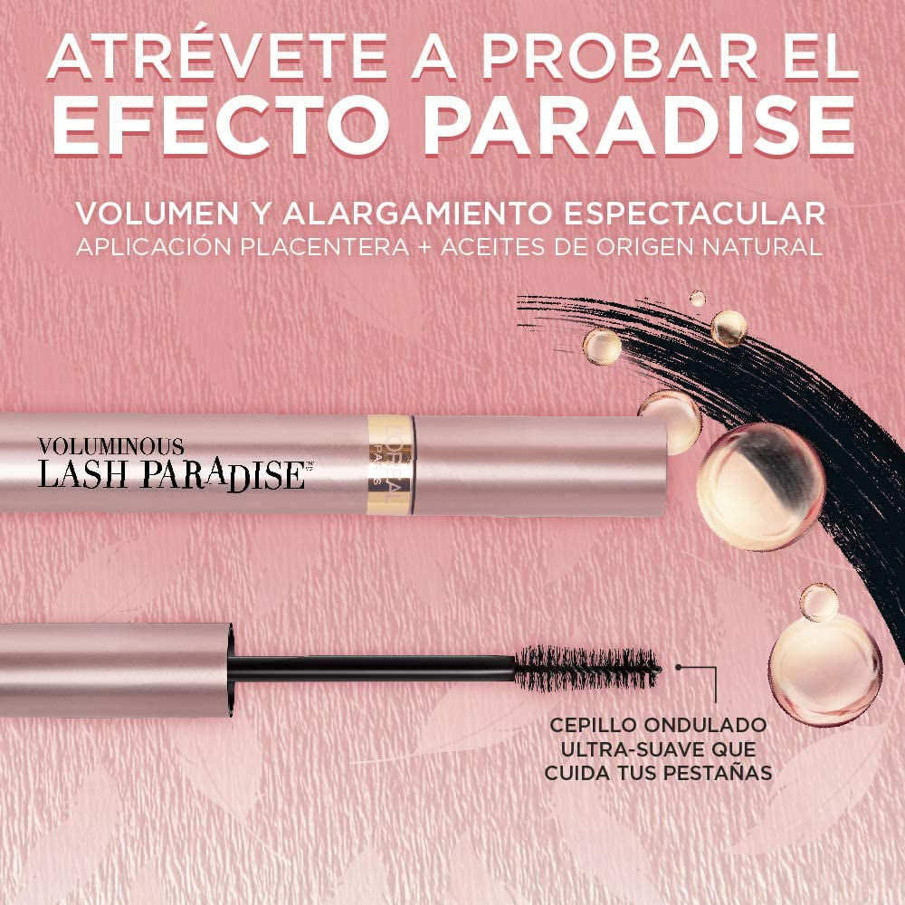 Mascara de Pestañas Paradise L'Oréal 643644 2 Pzas