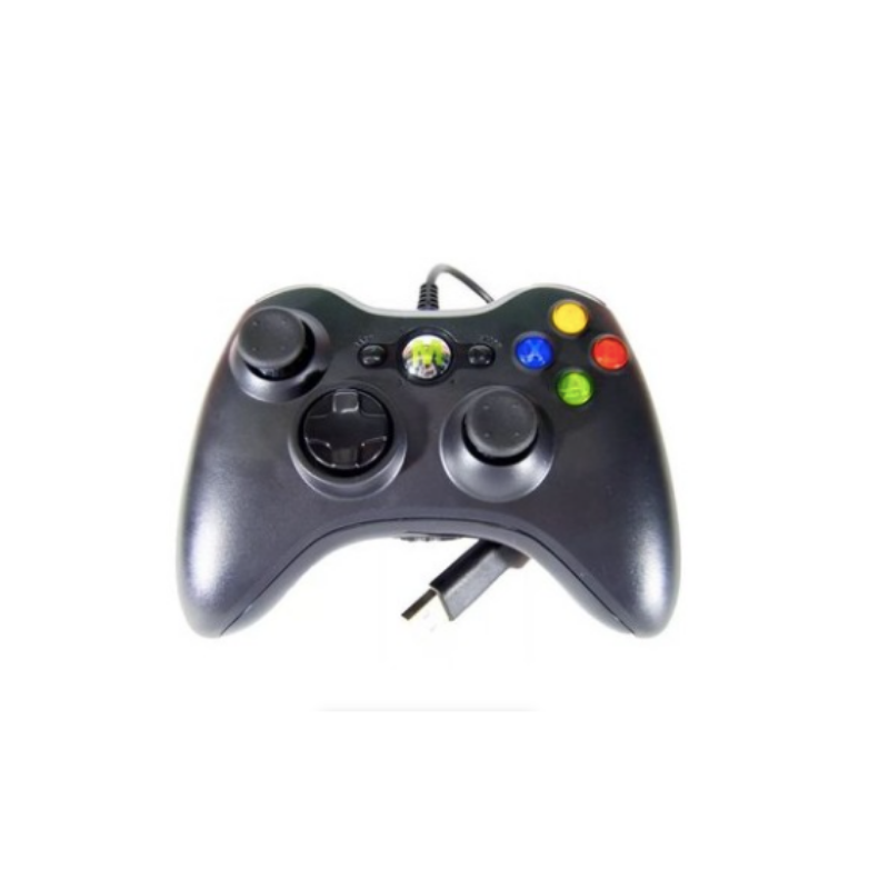 CONTROL PARA XBOX 360 NEGRO ALAMBRICO