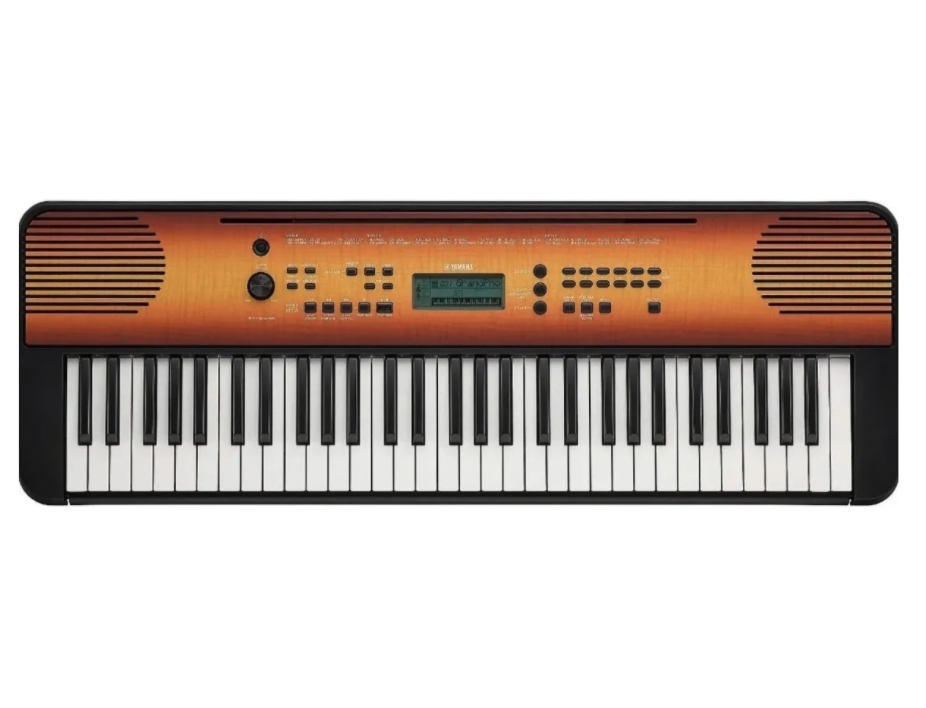 Teclado portatil Yamaha mod. PSR360 color maple con eliminador