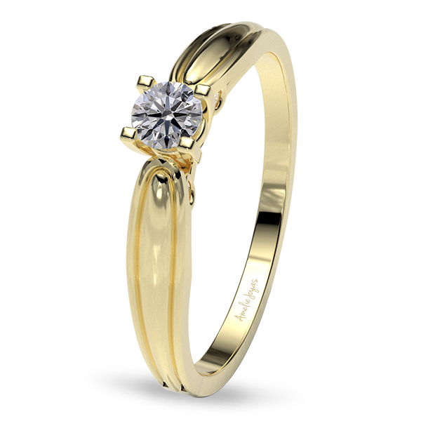 ANILLO DE COMPROMISO ORO AMARILLO – Amelie Joyas