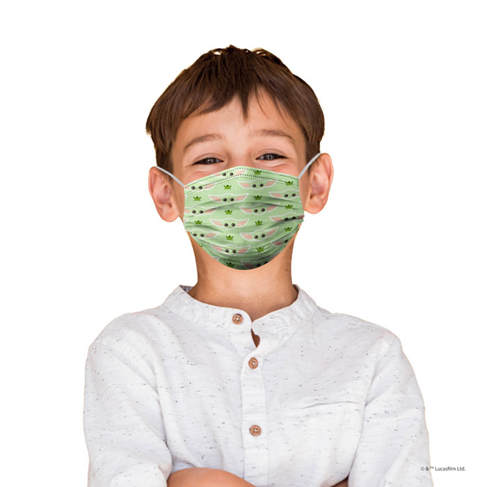 Biomsk Cubrebocas Lavable Mandalorian Infantil 5 Piezas