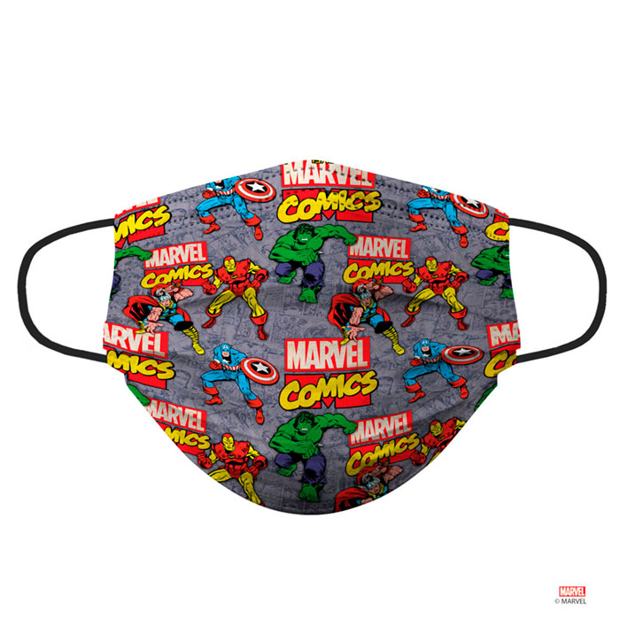 Biomsk Cubrebocas Lavable Marvel Comics Adulto 5 Piezas