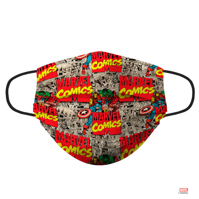 Biomsk Cubrebocas Lavable Marvel Comics Adulto 5 Piezas