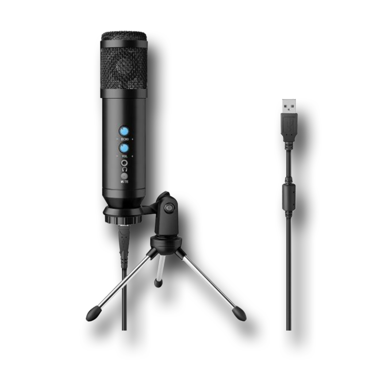 MICROFONO PROFESIONAL P/PC MIC-556 VOL+ECO