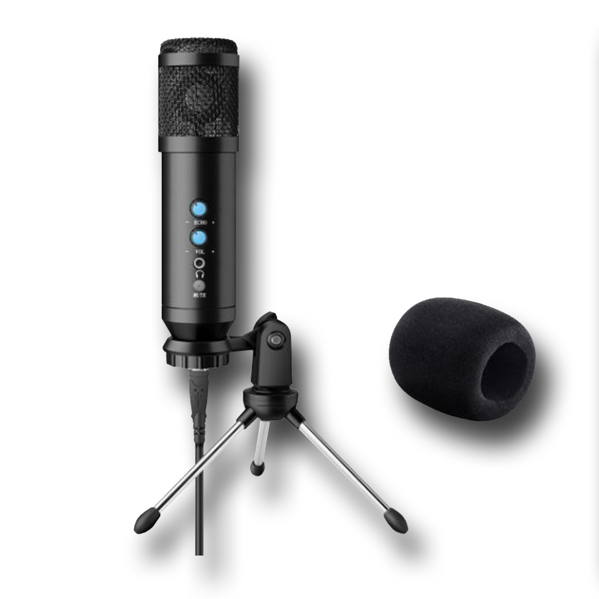 MICROFONO PROFESIONAL P/PC MIC-556 VOL+ECO