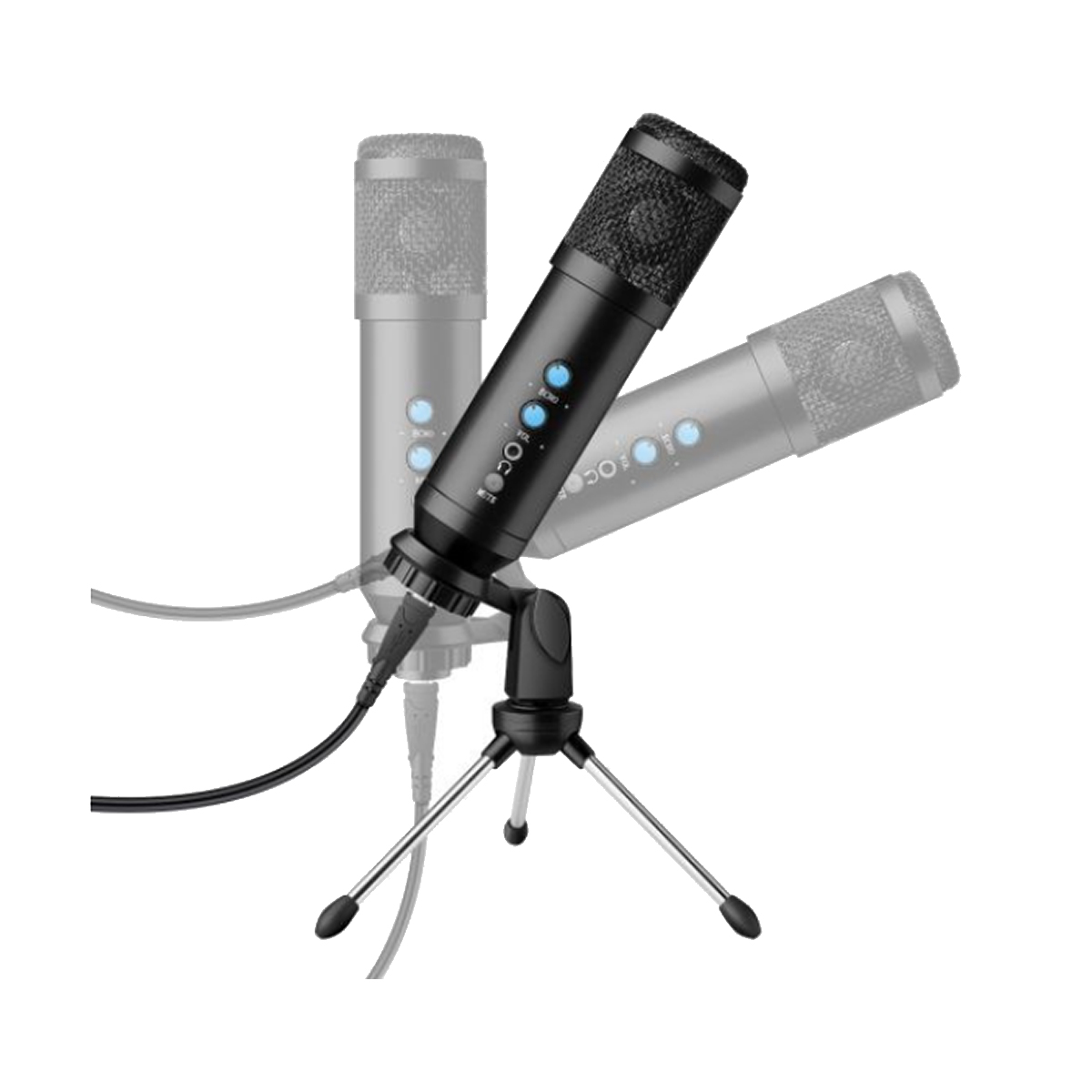 MICROFONO PROFESIONAL P/PC MIC-556 VOL+ECO