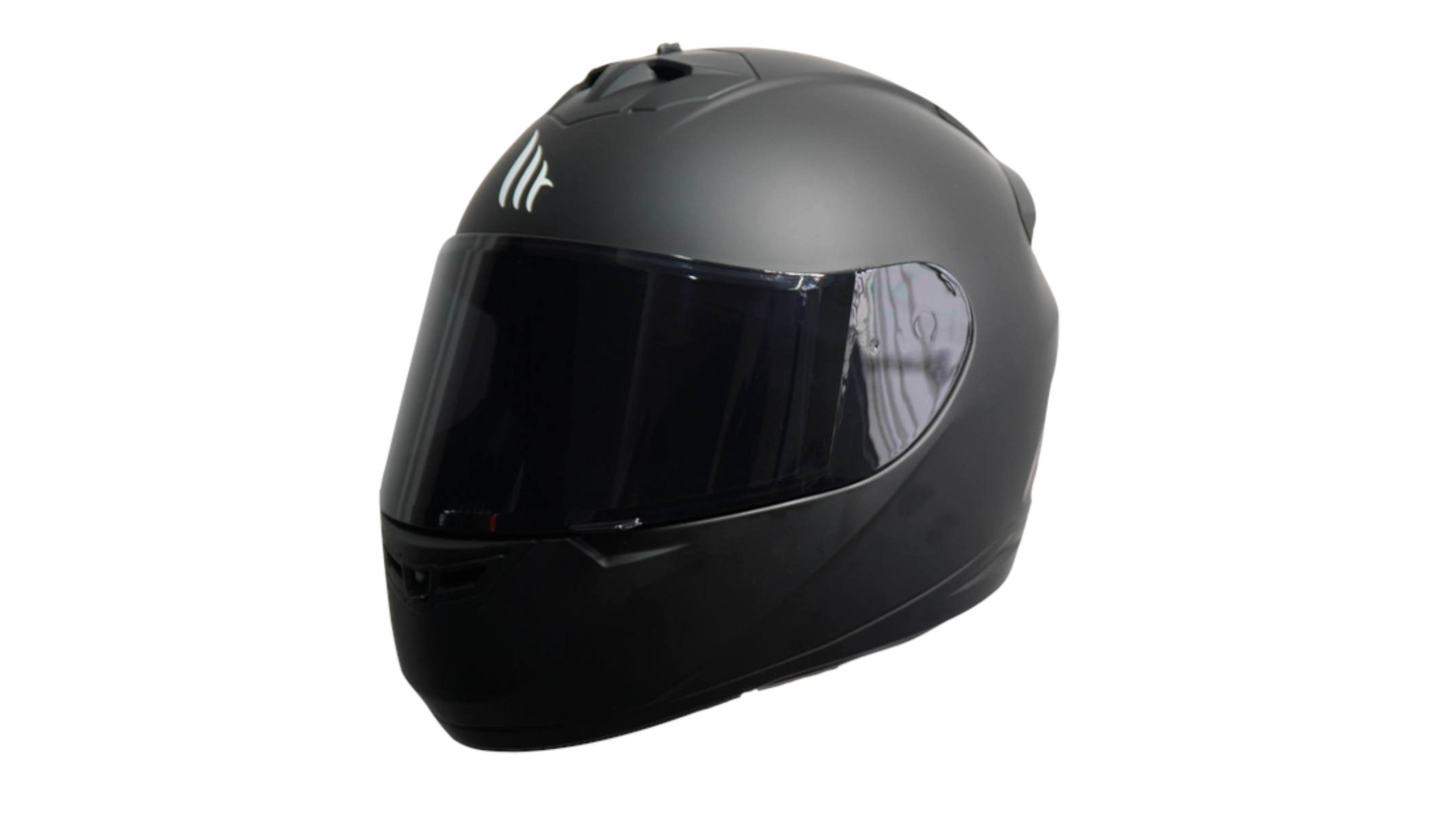 Casco MT Alamo MT HELMET  Negro Mate Integral Certificado Mica Humo