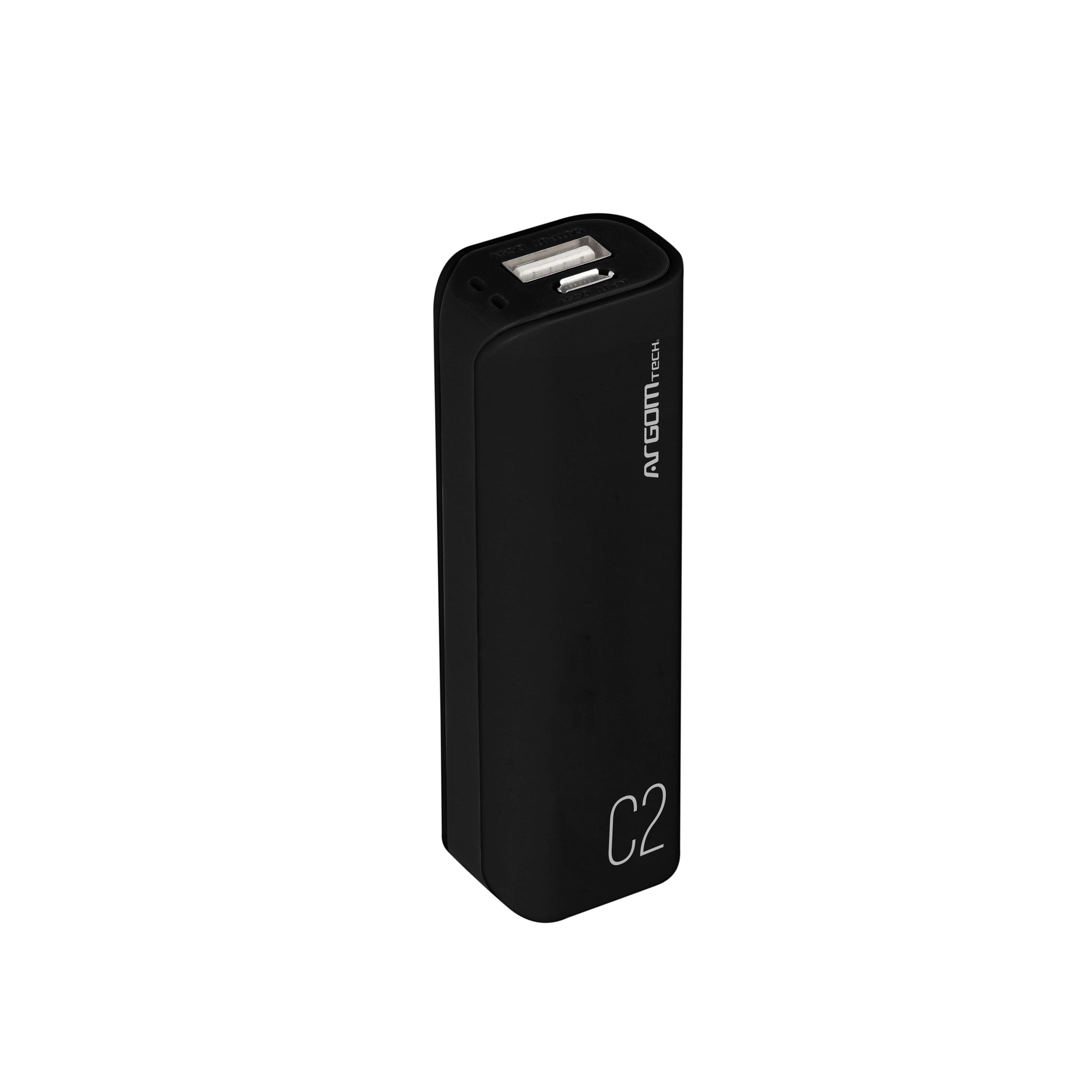 Power Bank C2 Ultra-Compacto 2500 mAh / 1 Puerto USB - Negro ArgomTech