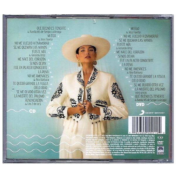 CD Natalia Jiménez ~ México de mi corazón II (con DVD)