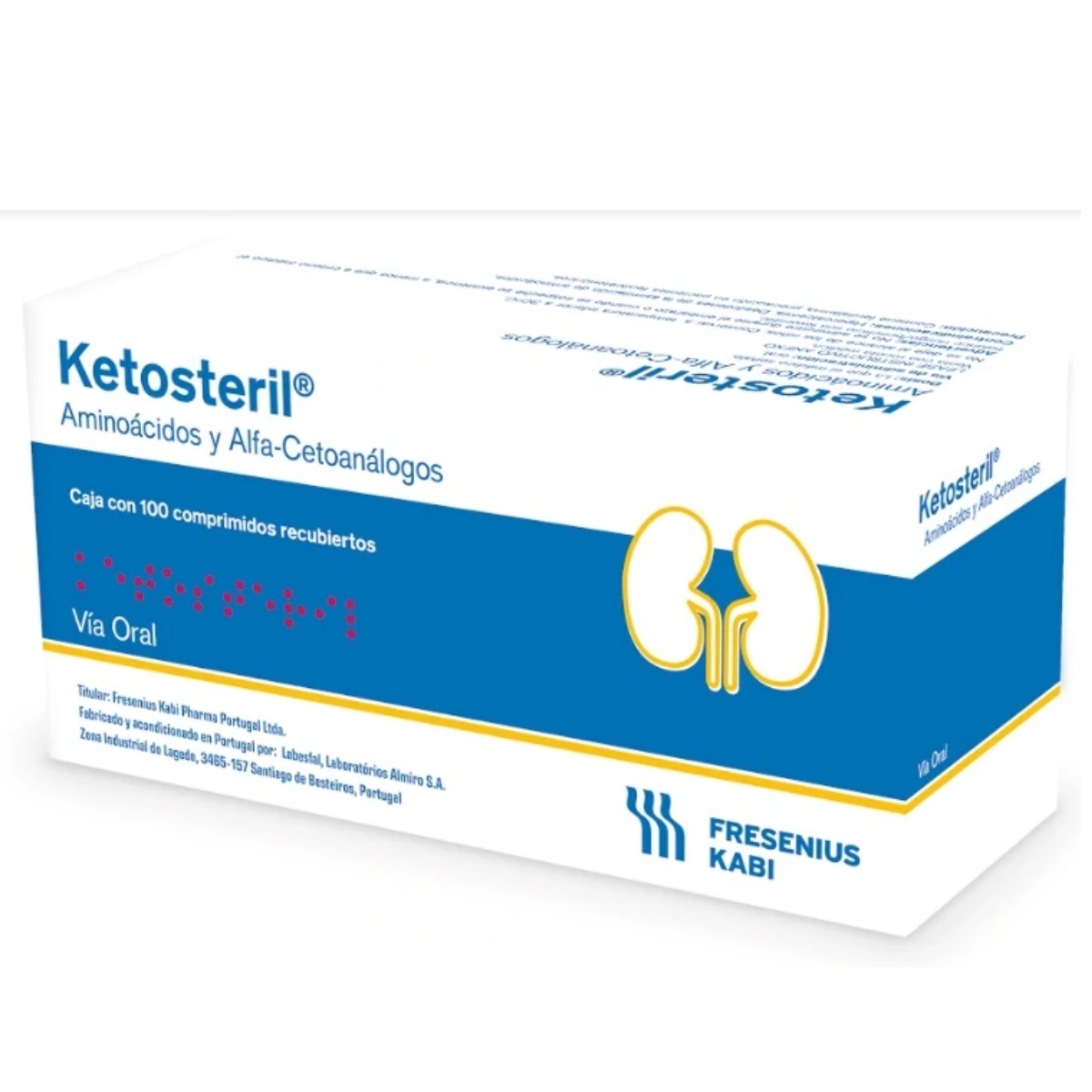 Ketosteril Alfa Cetoanalagos De Aminoacidos. C/100 Tabletas