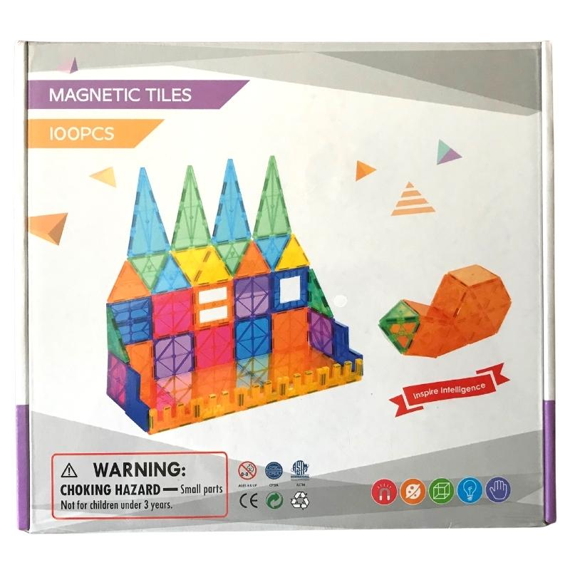 100 pz Bloques Magnéticos De Construcción Con Imán Juguetes