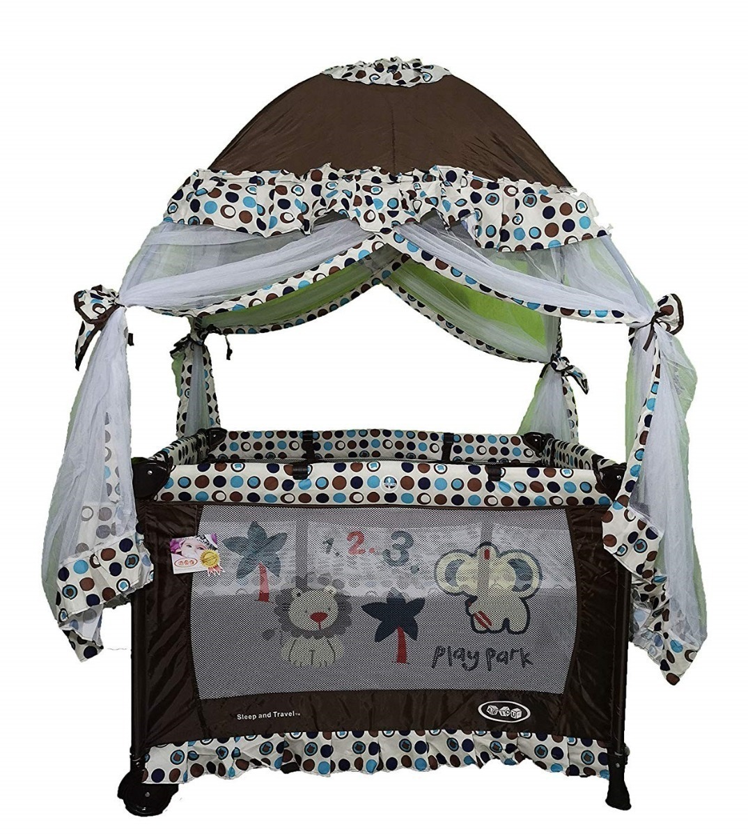 Cuna Corral Argentina Toldo Mosquitero Movil Musical Velo Aeiou