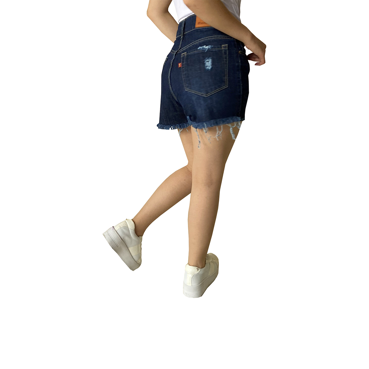 Short Mezclilla Rigida Estilo Mom para Dama Linea Suit