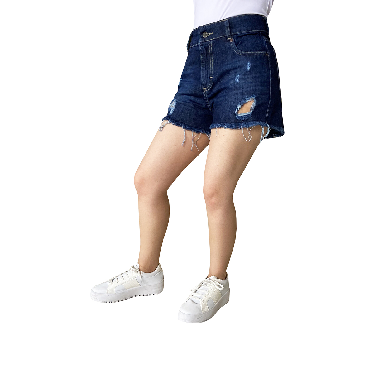 Short Mezclilla Rigida Estilo Mom para Dama Linea Suit