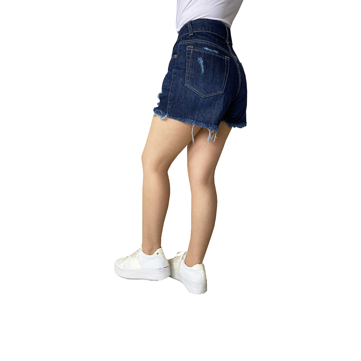 Short Mezclilla Rigida Estilo Mom para Dama Linea Suit