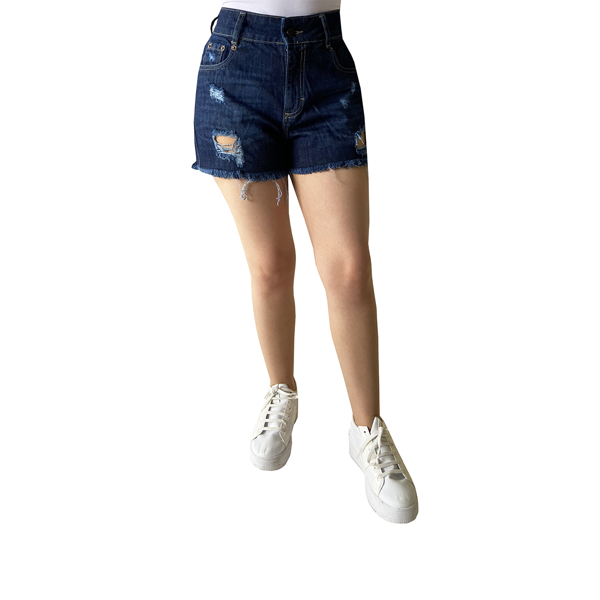 Short Mezclilla Rigida Estilo Mom para Dama Linea Suit