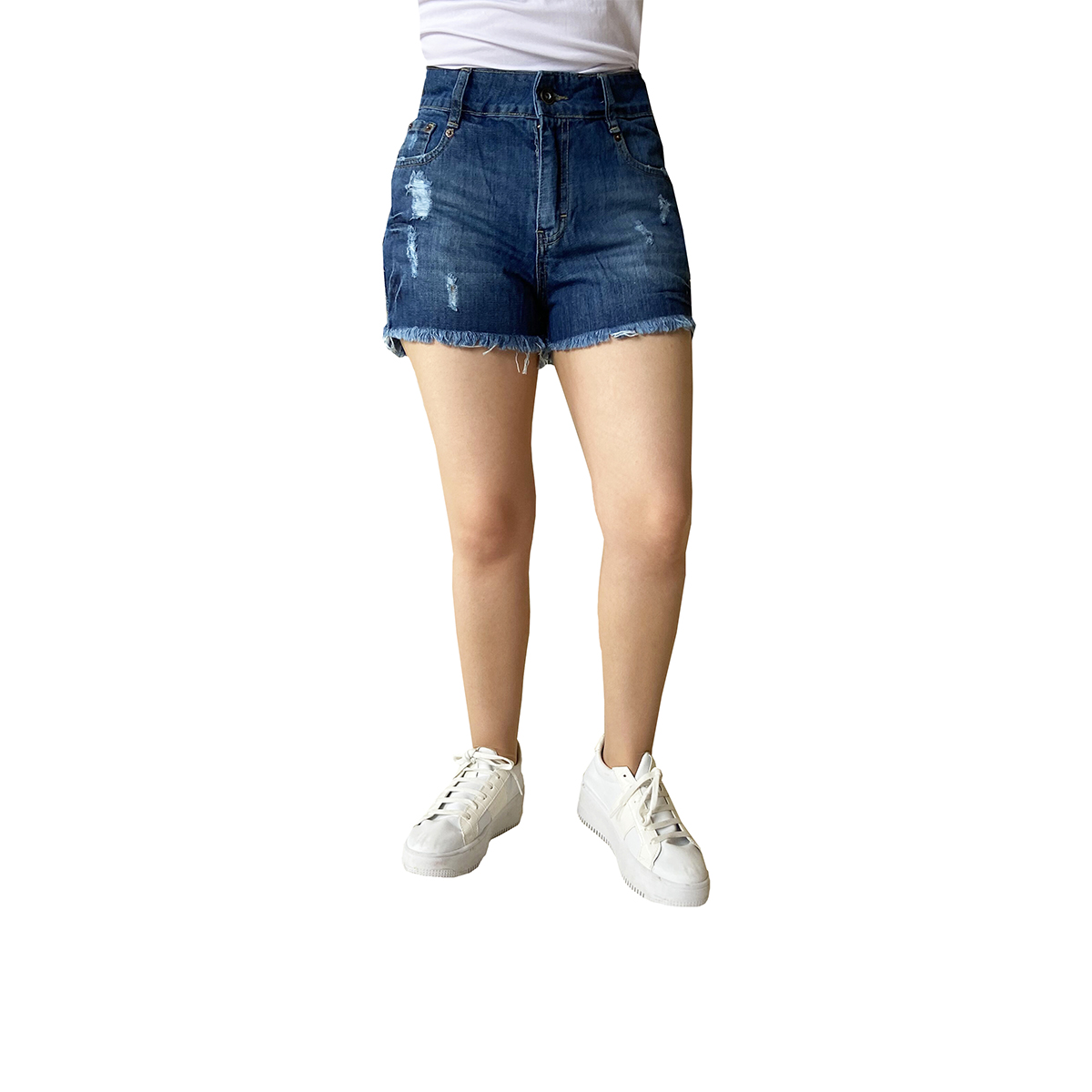 Short Mezclilla Rigida Estilo Mom para Dama Linea Suit