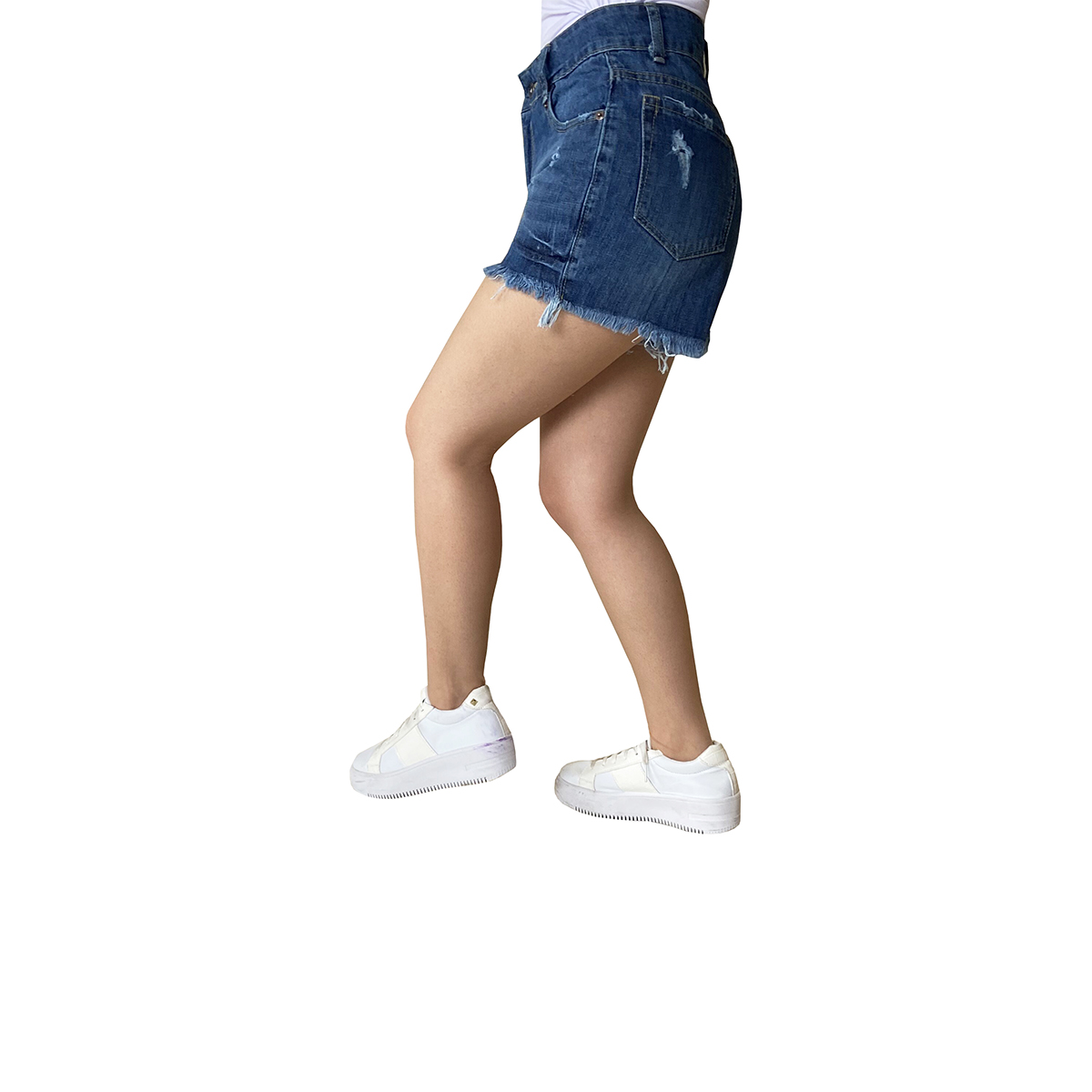 Short Mezclilla Rigida Estilo Mom para Dama Linea Suit