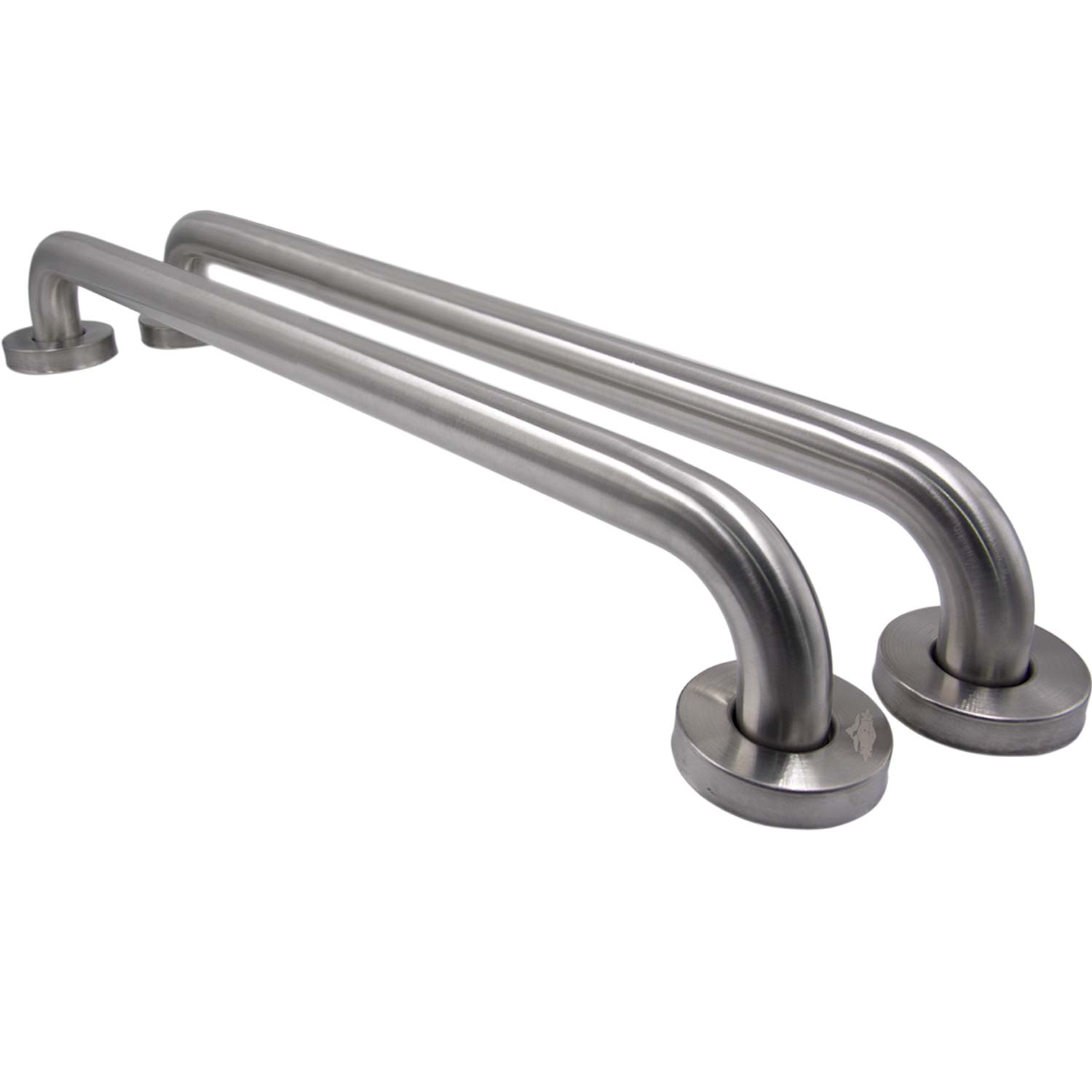 Barra De Seguridad Kit 2 Barras Apoyo 50 Cm Pasamanos Acero Inoxidable Baño