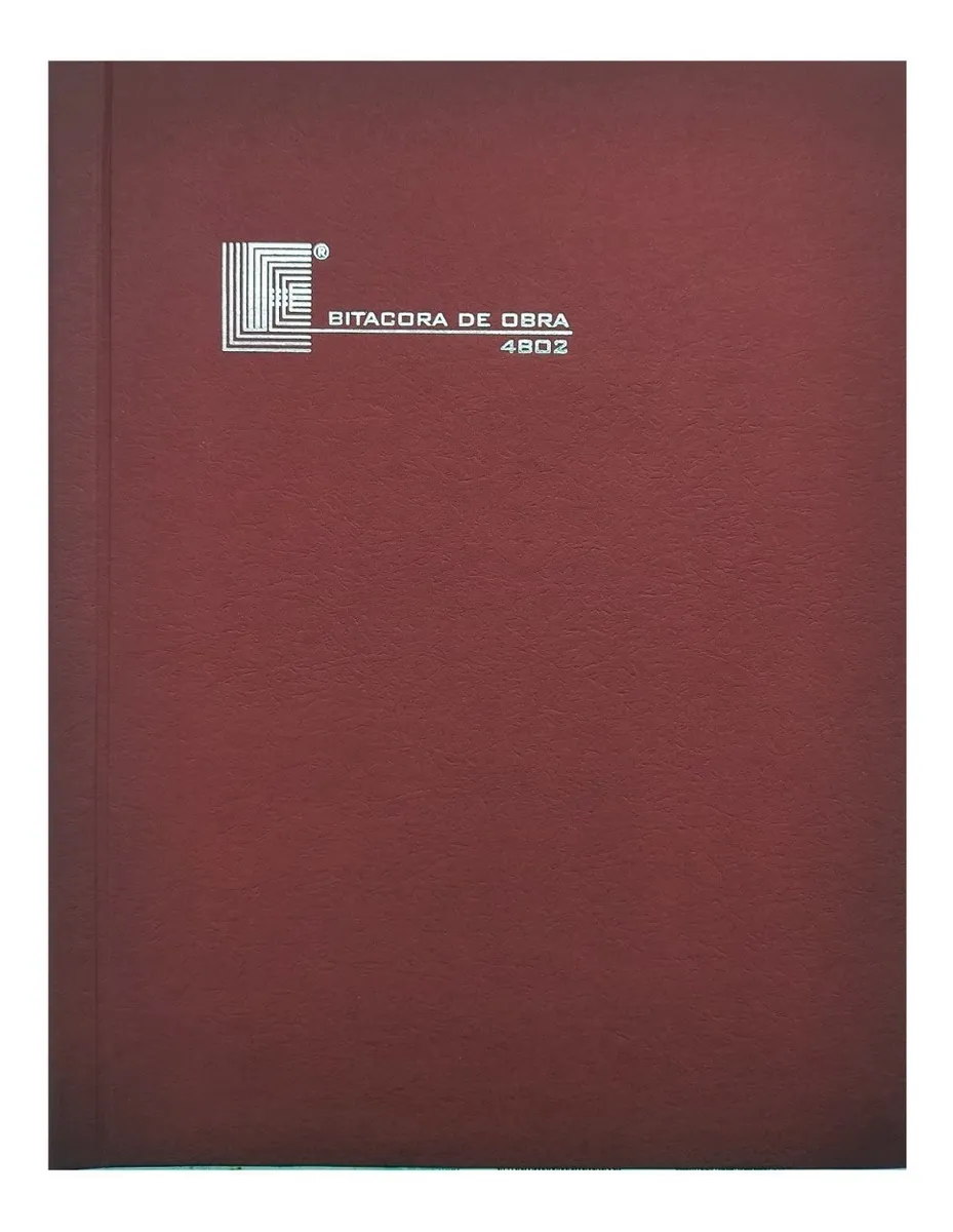 Bitácora De Obra Ingeniería Obra Construcción Tinta 100 Hojas