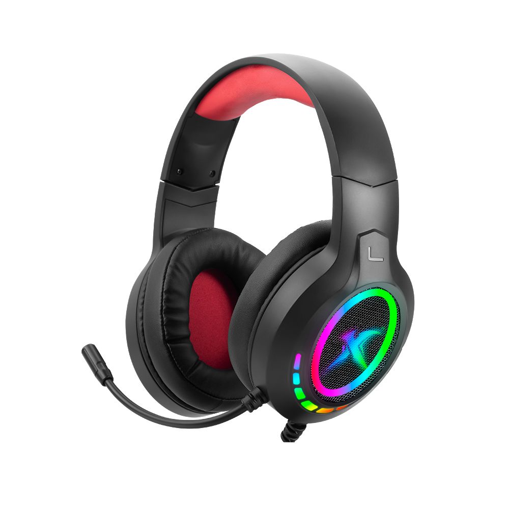 Audífonos Gamer 7.1 Surround con Luz Xtrike Me Color Negro  